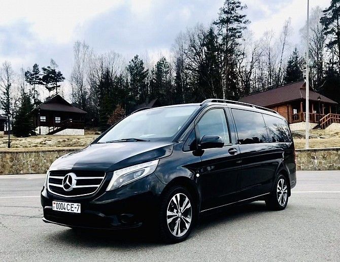 Аренда микроавтобуса в Минске с водителем. Mercedes V-classe 2016г Київ - изображение 1