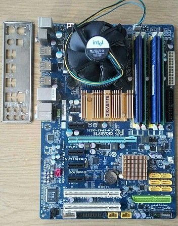 Комплект Xeon E5450, 8gb DDR2, Gigabyte GA-EP43-DS3L Київ - изображение 1