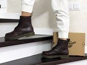 Женские ботинки зимние темно коричневые 8782 Мелитополь