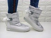 Женские зимние дутики серебристые Sandy 1103 (36 размер) Мелитополь
