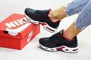 Женские зимние кроссовки темно синие с белым Air Max Tn 6613 Мелитополь