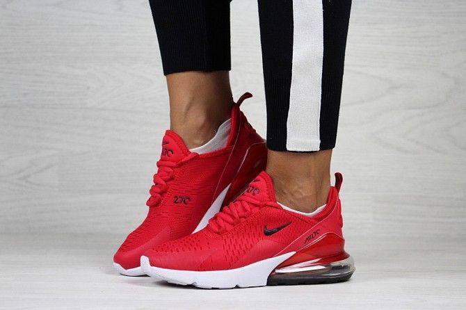 Женские кроссовки красные Air Max 270 8239 Мелитополь - изображение 1