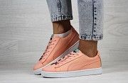 Женские кроссовки персиковые Suede 8374 Мелитополь