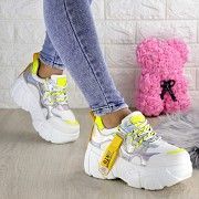 Женские стильные белые кроссовки Sabella 1389 Мелитополь