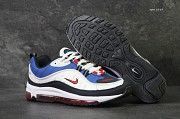 Кроссовки мужские белые с синим Air Max 98 x Supreme 6169 Мелитополь