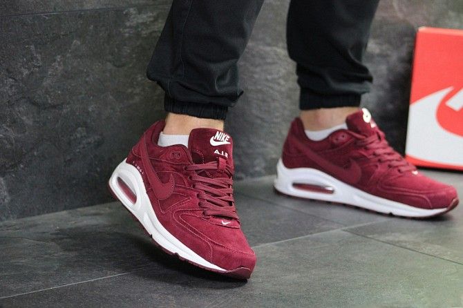 Кроссовки мужские бордовые Air Max 7210 Мелитополь - изображение 1