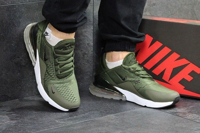 Кроссовки мужские темно зеленые Air Max 270 5063 Мелитополь - изображение 1