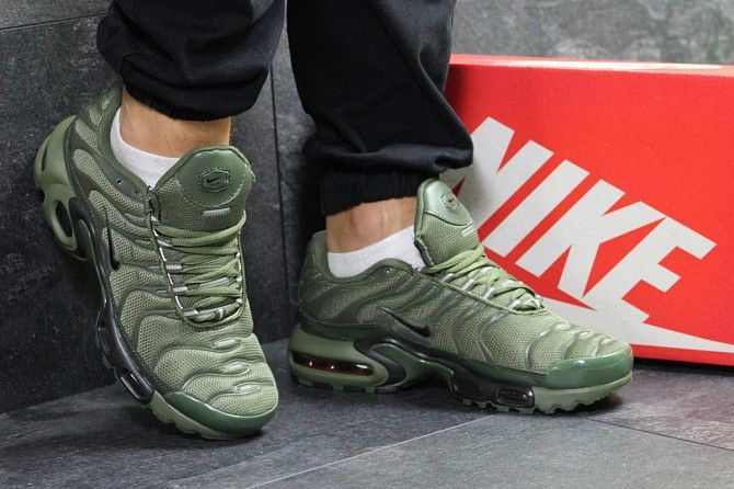 Кроссовки мужские темно зеленые Air Max 95 TN 6225 Мелитополь - изображение 1