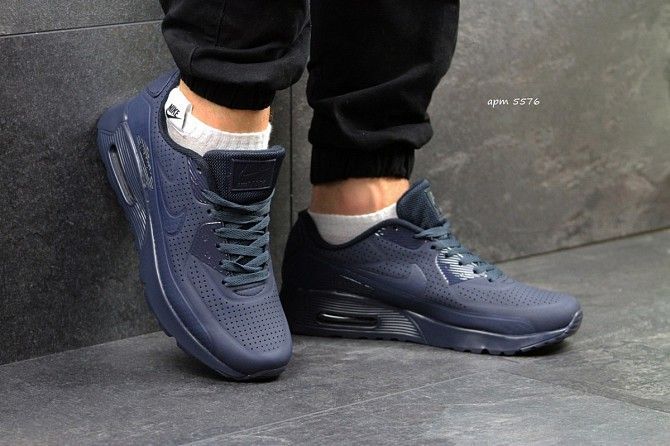 Кроссовки мужские темно синие Air Max 1 Ultra Moire 5576 Мелитополь - изображение 1