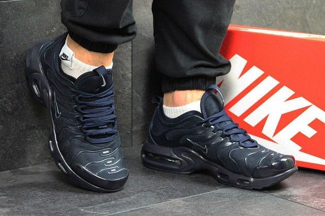 Кроссовки мужские темно синие Air Max Tn 5083 Мелитополь - изображение 1
