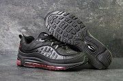 Кроссовки мужские черно-красные Air Max 98 x Supreme 6170 Мелитополь