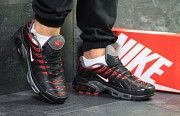 Кроссовки мужские черные с красным Air Max 95 TN Plus 6136 Мелитополь
