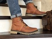 Мужские зимние ботинки кирпичные Timberland 8766 Мелитополь