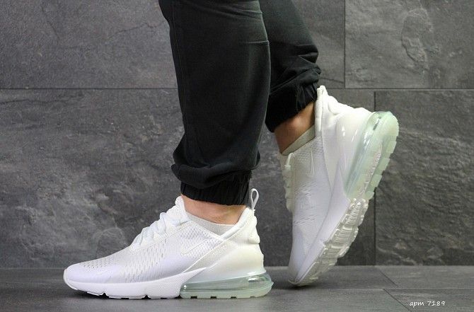 Мужские кроссовки белые Air Max 270 7189 Мелитополь - изображение 1
