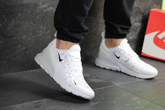 Мужские кроссовки белые Air Max 270 7626 Мелитополь - изображение 1