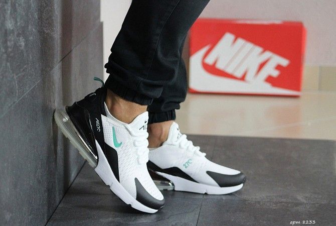 Мужские кроссовки белые с мятой Air Max 270 8233 Мелитополь - изображение 1