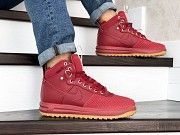 Мужские кроссовки красные Lunar Force 1 Duckboot 8771 Мелитополь