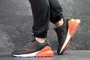 Мужские кроссовки серые с оранжевым Air Max 270 7128 Мелитополь