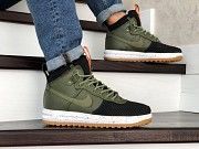 Мужские кроссовки темно зеленые с черным Lunar Force 1 Duckboot 8773 Мелитополь