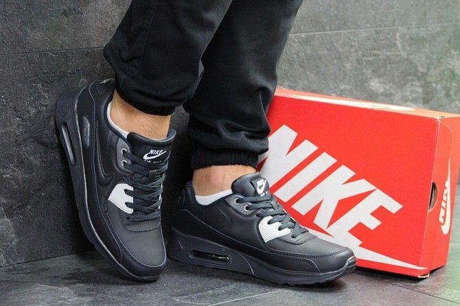 Мужские кроссовки темно синие Air Max 7038 Мелитополь - изображение 1