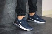 Мужские кроссовки темно синие с белым Air Max 270 8235 Мелитополь