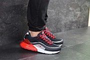 Мужские кроссовки темно синие с красным Air Max 95 Max 270 7575 Мелитополь