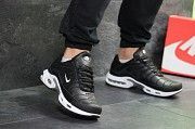 Мужские кроссовки черно белые Air Max TN 7219 Мелитополь