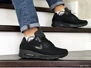 Мужские кроссовки черные Air Max 1 Ultra Moire 8804 Мелитополь