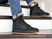 Мужские кроссовки черные Lunar Force 1 Duckboot 8772 Мелитополь