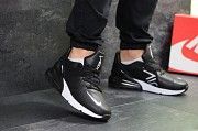 Мужские кроссовки черные с белым Air Max 270 7260 Мелитополь
