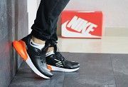 Мужские кроссовки черные с оранжевым Air Max 270 8331 Мелитополь