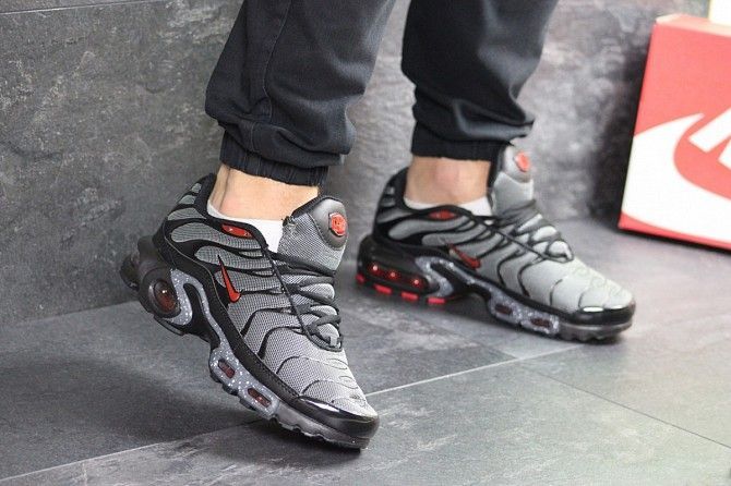 Мужские кроссовки черные с серым Air Max Tn 7516 Мелитополь - изображение 1