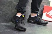 Мужские кроссовки черные с синим Air Max TN 7220 Мелитополь