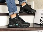 Мужские термо кроссовки черные с мятным Nike Air Max 720 8742 Мелитополь