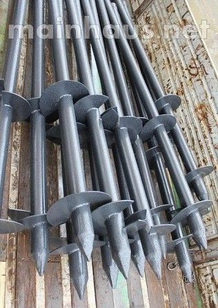 Винтовая двухвитковая свая 76*200*3000 Сумы - изображение 1