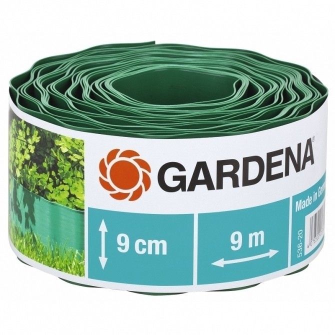 Бордюр зеленый (9 см) Gardena 00536-20.000.00 Винница - изображение 1