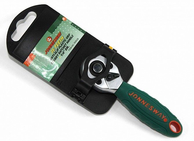 Трещотка для головок Jonnesway R2902B 1/4", 110 мм, 36 зубов Винница - изображение 1