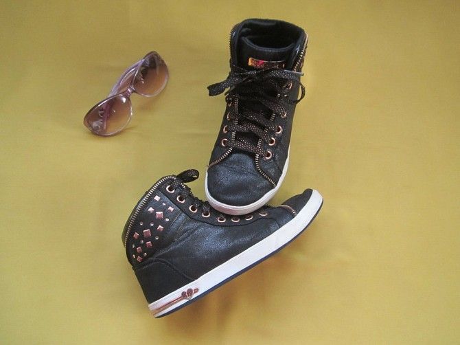 Стильные крутые ботинки кеды Skechers,р.35 Пирятин - изображение 1