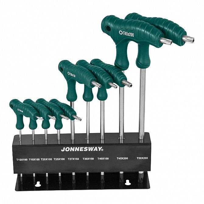 Набор ключей-звездочек Jonnesway H10MT09S TORX 9 ед. Винница - изображение 1