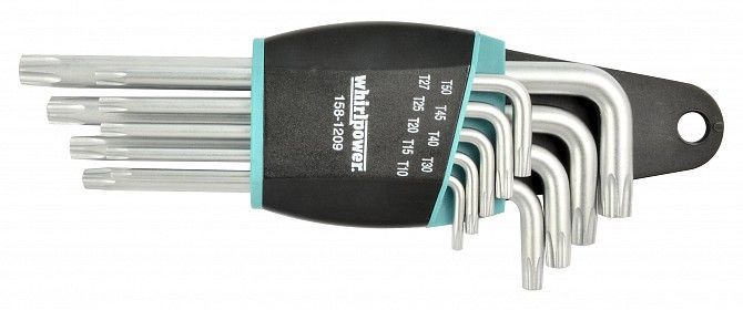 Набор ключей-звездочек TORX Whirlpower 151-1209, 9 ед. Винница - изображение 1