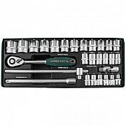 Набор торцевых головок JONNESWAY S04H4728S 1/2" 8-34мм (28 пред) Винница