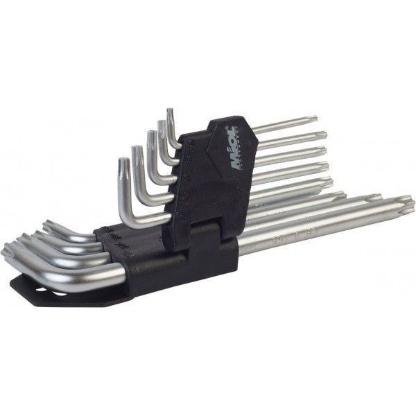 Набор ключей-звездочек TORX Miol 56-398, 9 ед. Винница - изображение 1