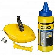 Шнур разметочный Stanley 0-47-443 с меловым порошком 30гм Винница