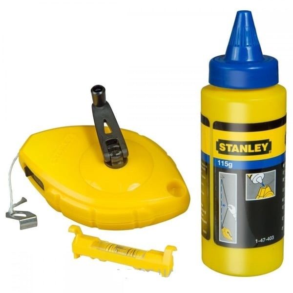 Шнур разметочный Stanley 0-47-443 с меловым порошком 30гм Винница - изображение 1