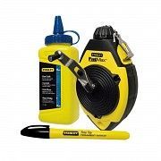 Шнур разметочный Stanley 0-47-681 с меловым порошком 115гм, маркером Винница
