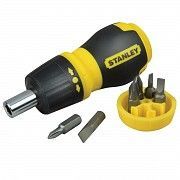 Реверсивная отвертка Stanley Stubby Multibit 0-66-358 Винница