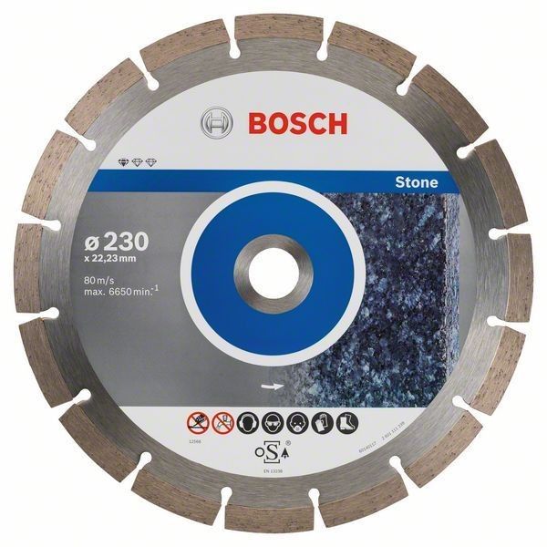 Диск алмазный Bosch Standard for Stone 230 мм Винница - изображение 1