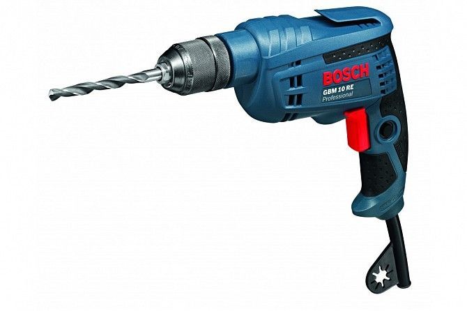 Дрель Bosch GBM 10 RE сетевая, БЗП, 0.6 кВт Винница - изображение 1