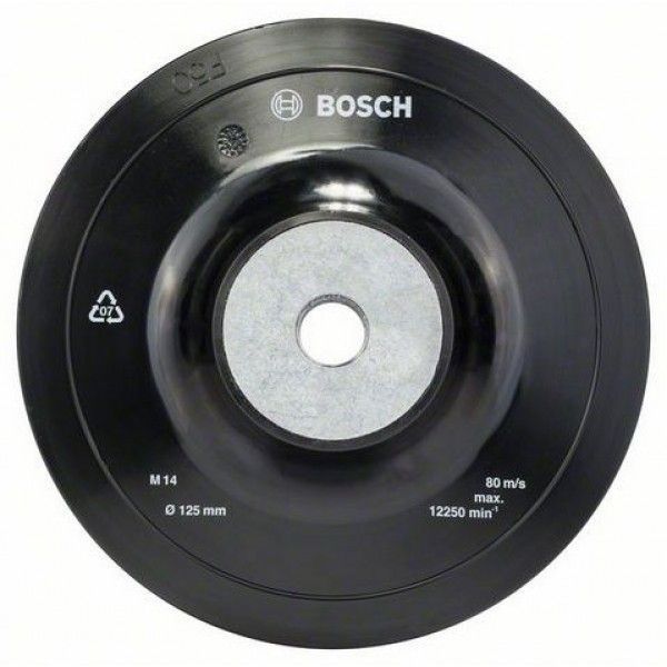 Тарелка опорная резиновая для УШМ (М14; 125 мм) BOSCH 1608601033 Винница - изображение 1