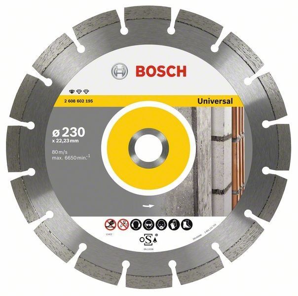 Диск алмазный Bosch универсальный (125х22.2 мм) серии UPE Винница - изображение 1